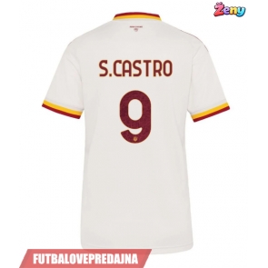 Lacne Ženy Futbalové dres AS Roma Santiago Castro #9 2026-27 Krátky Rukáv - Preč